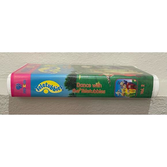 Teletubbies Dance With The Teletubbies VHS '97 Clamshell Case PBS Kids Preschool - Picture 4 of 4